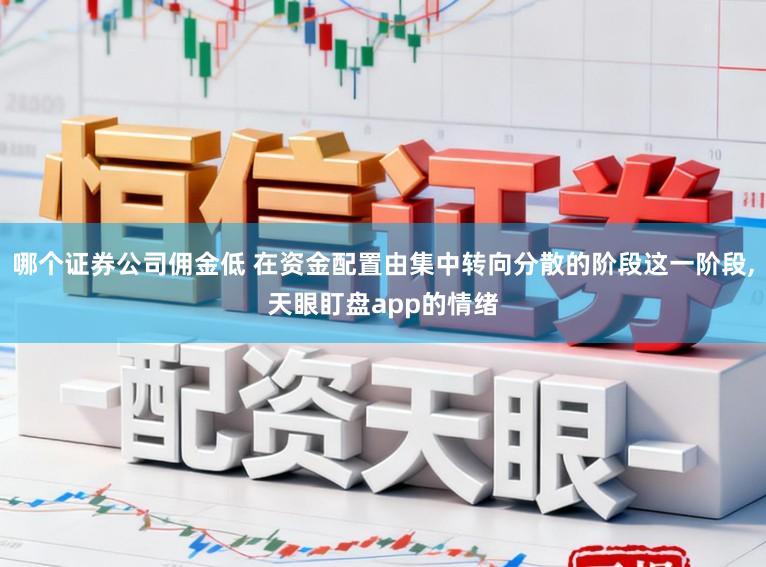哪个证券公司佣金低 在资金配置由集中转向分散的阶段这一阶段,天眼盯盘app的情绪